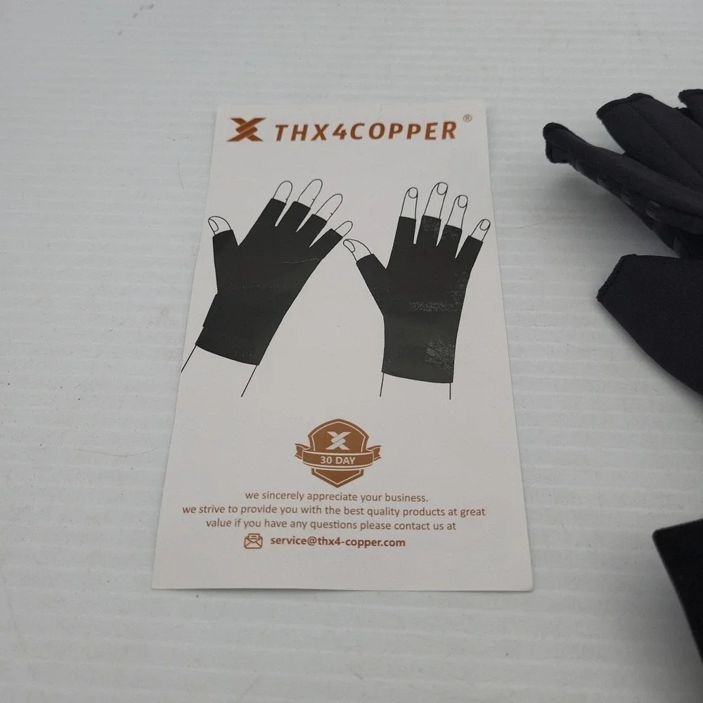 THX4COPPER Compression Arthritis Gloves with Strap Carpal TunnelSupport‎